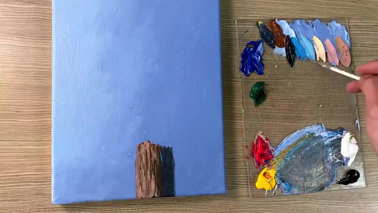 Acrylic Painting Parrot Bird_p8