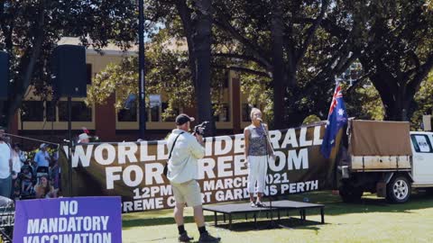 Speech by Dr Judy Wilyman Perth freedom Rally March 20th 2021