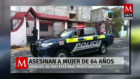 Mujer es asesinada con arma blanca al interior de su domicilio en Hidalgo