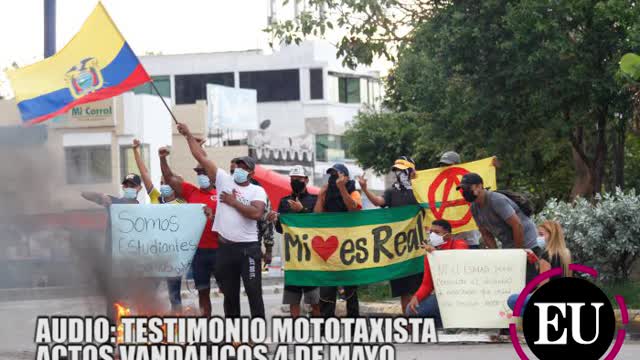 Testimonio de mototaxista sobre vandalismo en Cartagena