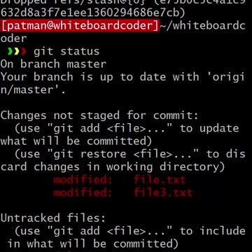 git stash --include-untracked
