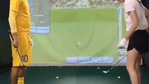 Play golf the way you play football