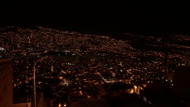 Lapaz night view at local villiage