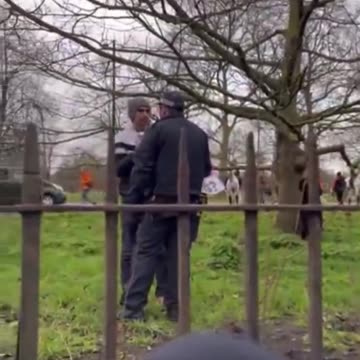 London police force the Iranian patriot Niyak Ghorbani after he was physically attacked