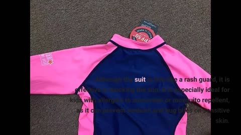 Buyer Feedback: AIWUHE Kid's Full Body Swimwear Boys&Girls One Piece Swimsuit Long-Sleeve Water...