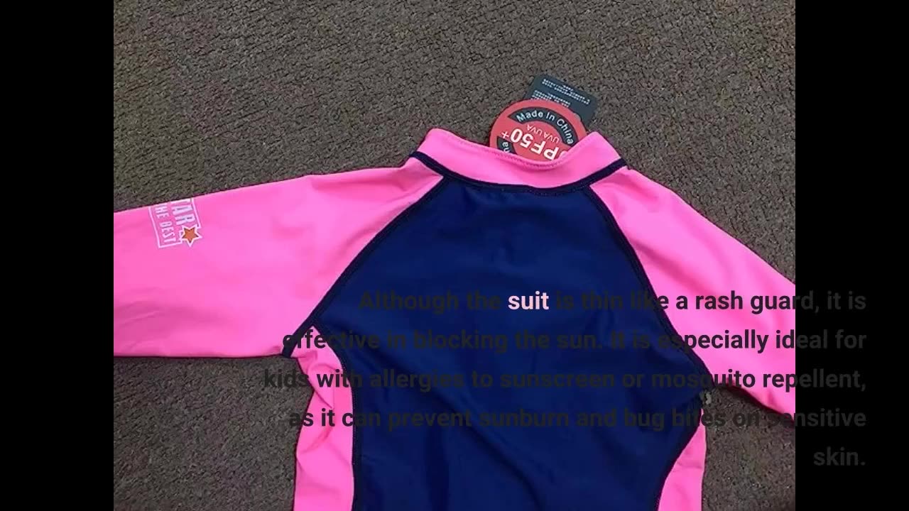 Buyer Feedback: AIWUHE Kid's Full Body Swimwear Boys&Girls One Piece Swimsuit Long-Sleeve Water...