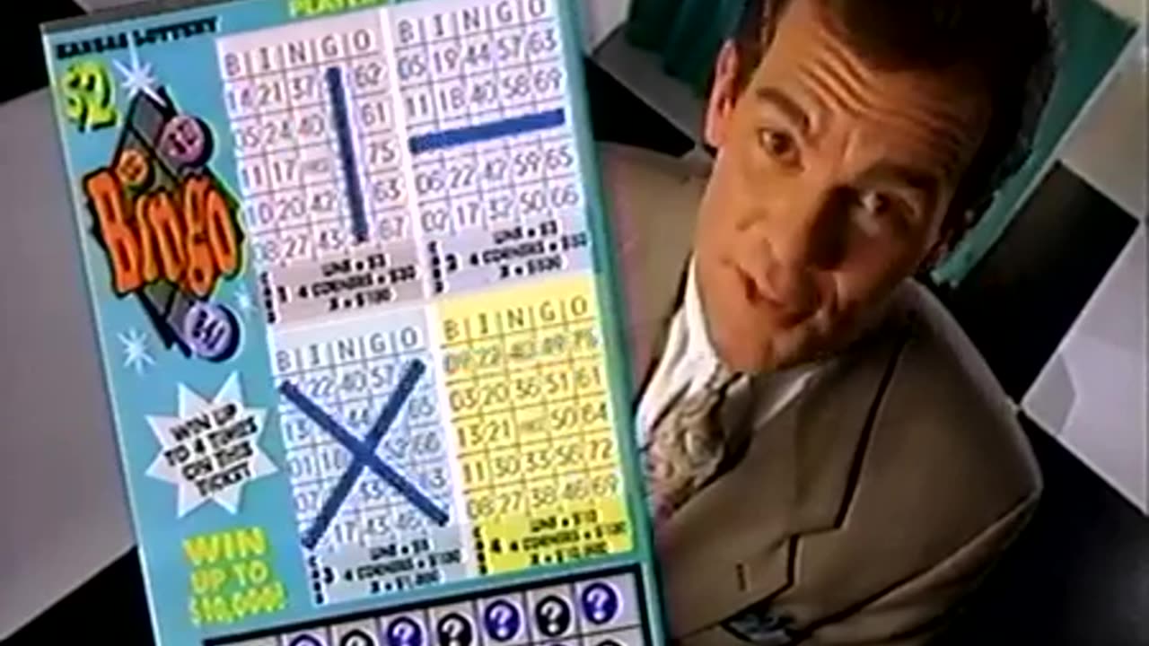 Circa 1993 - Mark Patrick & "Agnes" (Paula Pell) for the Kansas Lottery Bingo Game (3 Spots)