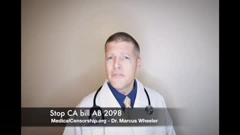 Dr Wheeler on California AB 2098