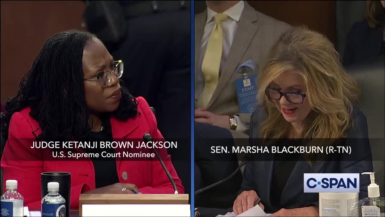 Judge Jackson Tells Sen. Blackburn She Can’t Give Her a Definition of a Woman