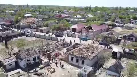 Ostřelování civilistů v obci Hola Prystan v Chersonské oblasti