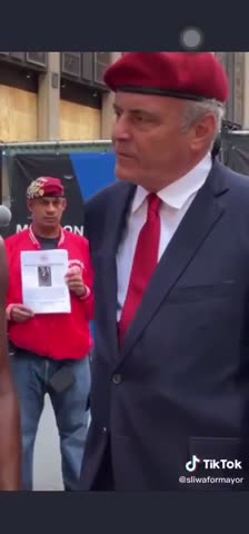 Curtis Sliwa at Penn Station