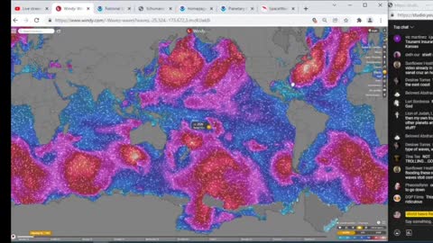 TSUNAMI WAVE EVENT from australia to america over ocean