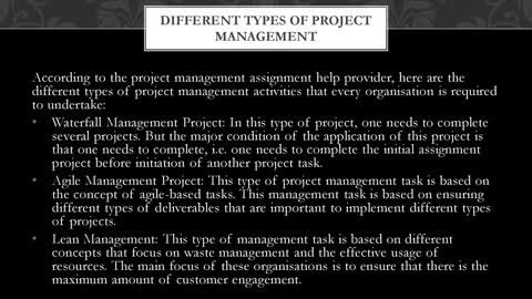 What is Project Management