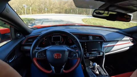 The Honda civic Type R FK8 386 HP 0-275 kmh speed