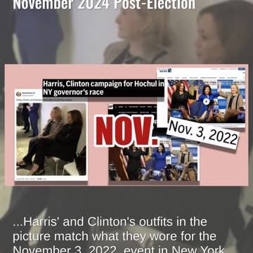 Fact Check: Photo Of Kamala Harris, Hillary Clinton Together NOT From November 2024 Post-Election