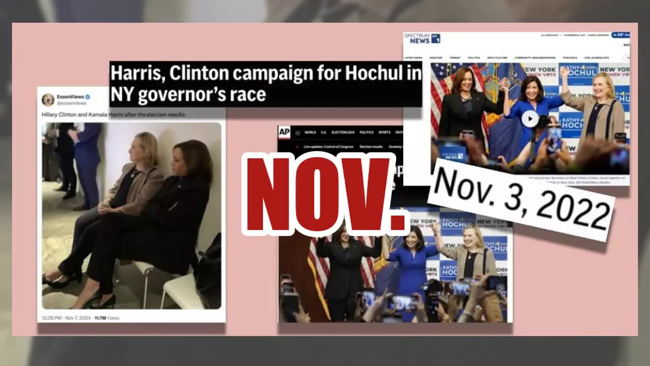 Fact Check: Photo Of Kamala Harris, Hillary Clinton Together NOT From November 2024 Post-Election