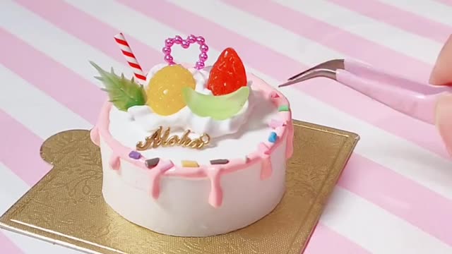 Cute Mini Cake Making || Polymer Clay | Polymer Clay Tutorial