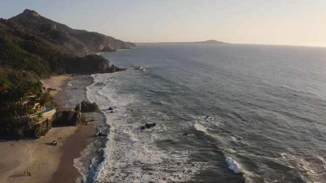 aerial photography ocean