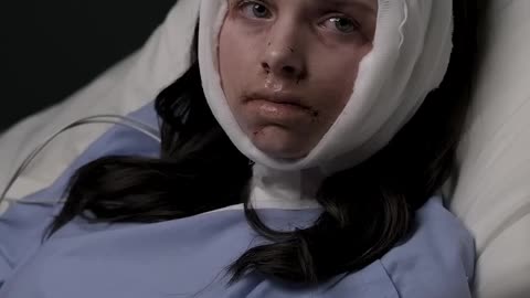 The girl's face was transplanted🥺😭