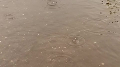 raindrops slow motion