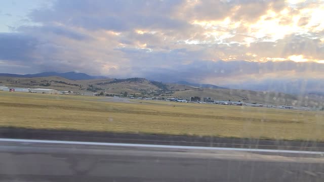 Early Morning Take off from Missoula Montana