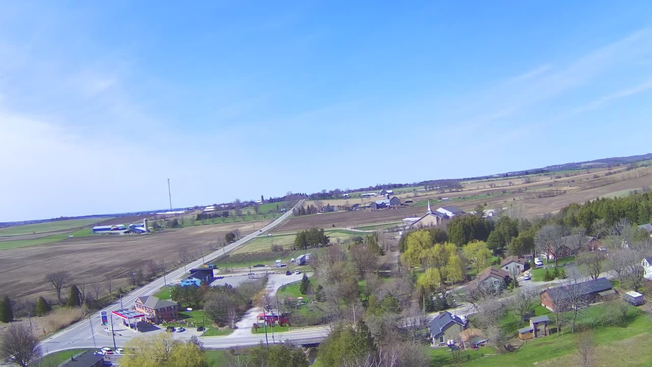 LEAKSDALE ONTARIO CANADA DRONE VIEW