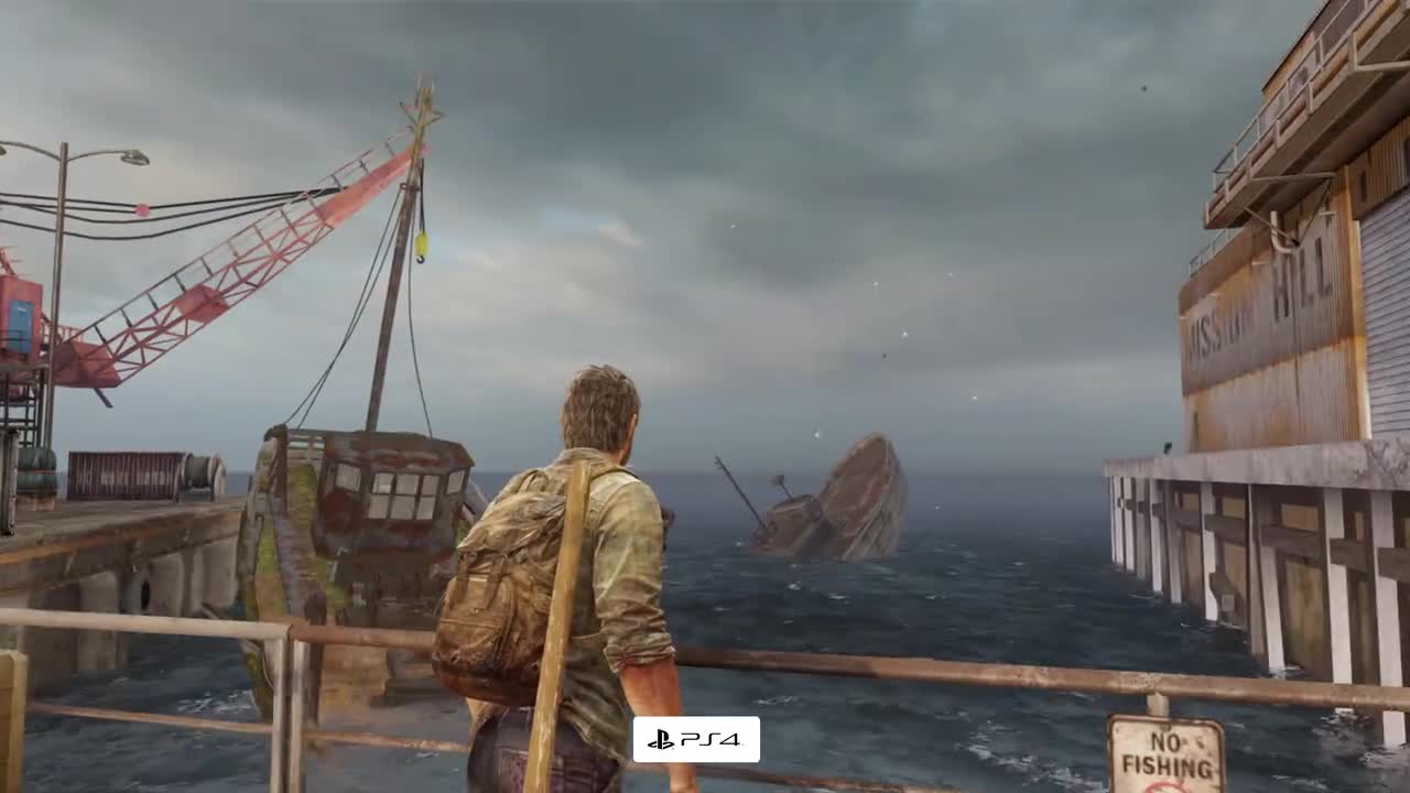 The Last of Us Part I vs. The Last of Us Remade "Boston Pier" Game video