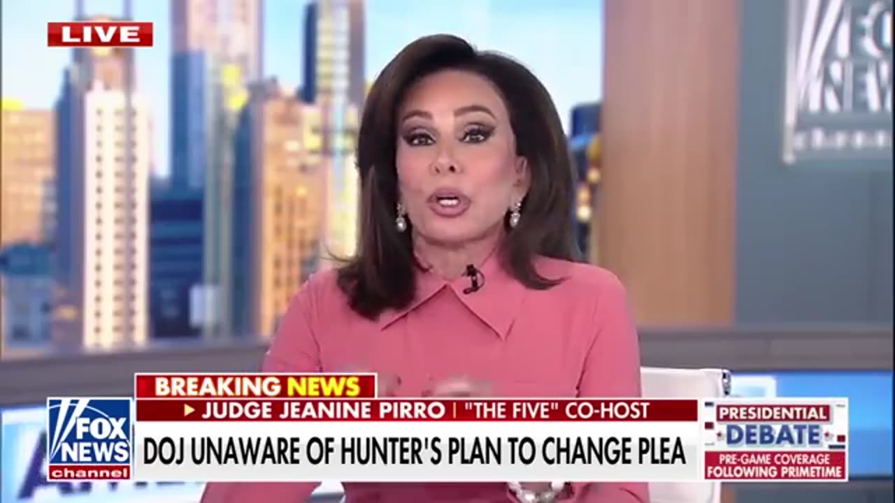 Judge Jeanine on Hunter Biden trial_ They 'will plead guilty because they get th