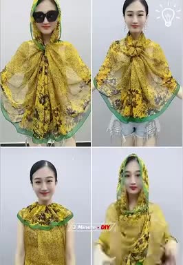 Hey folks its time for you to give your scarves another purpose