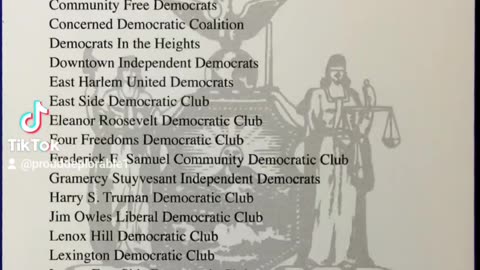 "BARACK OBAMA DEMOCRATIC CLUB" & JUDGES