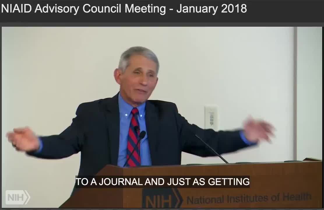 Here is Dr Fauci talking about lifting the ban on gain-of-function research