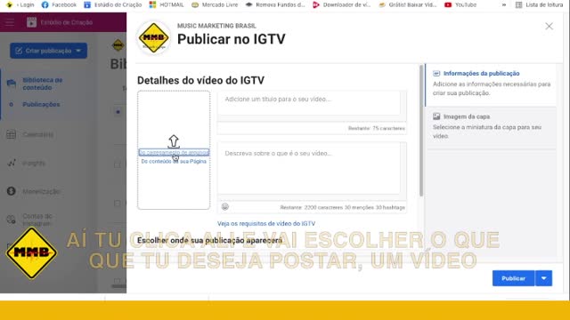 VOCÊ SABE PROGRAMAR PUBLICAÇÃO NO INSTAGRAM? Music Marketing Brasil