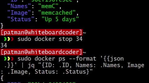 docker: stop