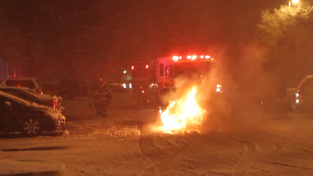 Fire Department Responds to Car Fire 1 of 3