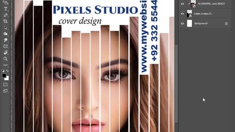 creating cover photo with Adobe Photoshop