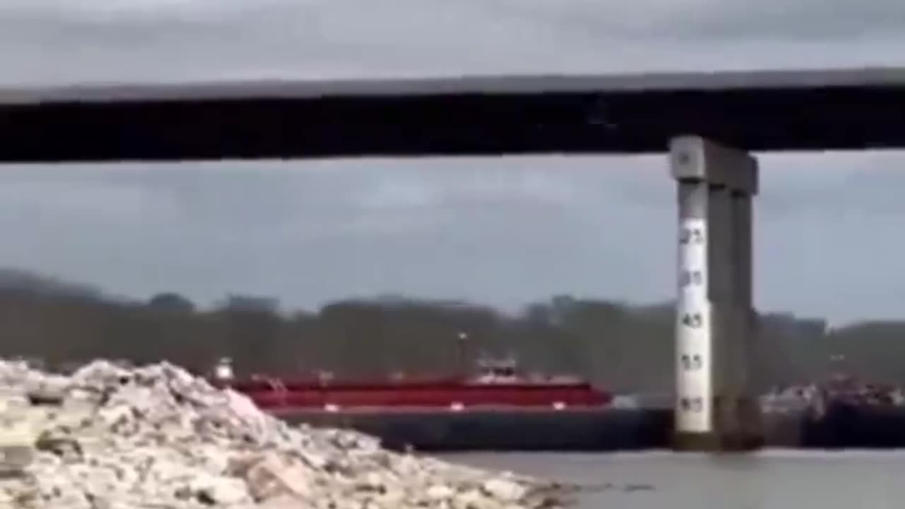 Another Boat Collides With A Bridge In Oklahoma