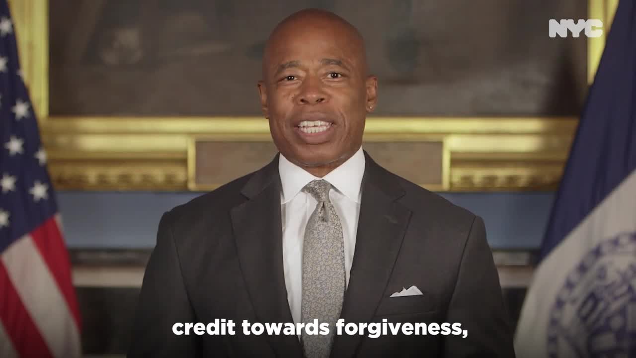 New York City Mayor Eric Adams: Public Service Loan Forgiveness Waiver