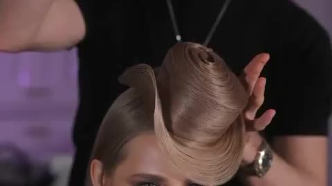 A wonderful women's hairstyle