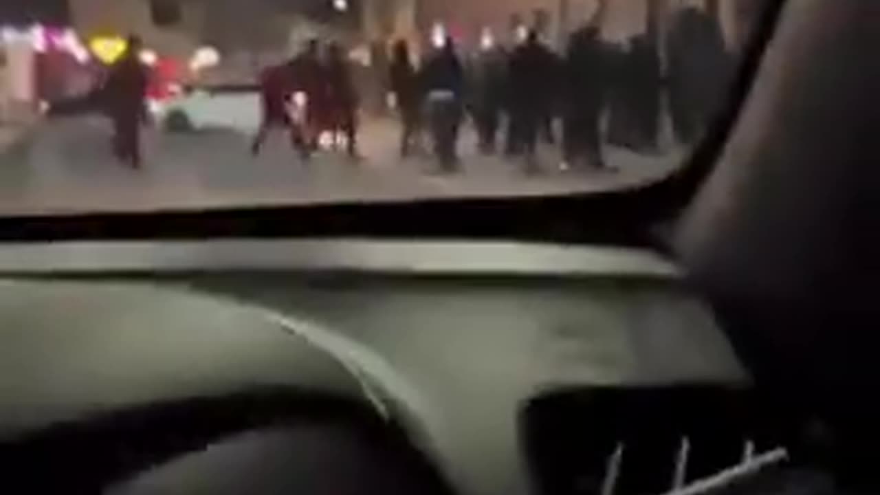 Sheffield, UK. Street clashes have begun in Sheffield, England between rival immigrants gangs.