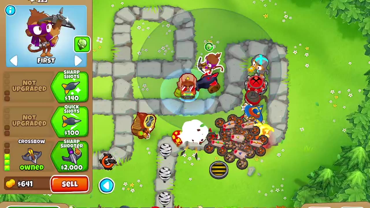 BTD6 Monkey meadow reverse