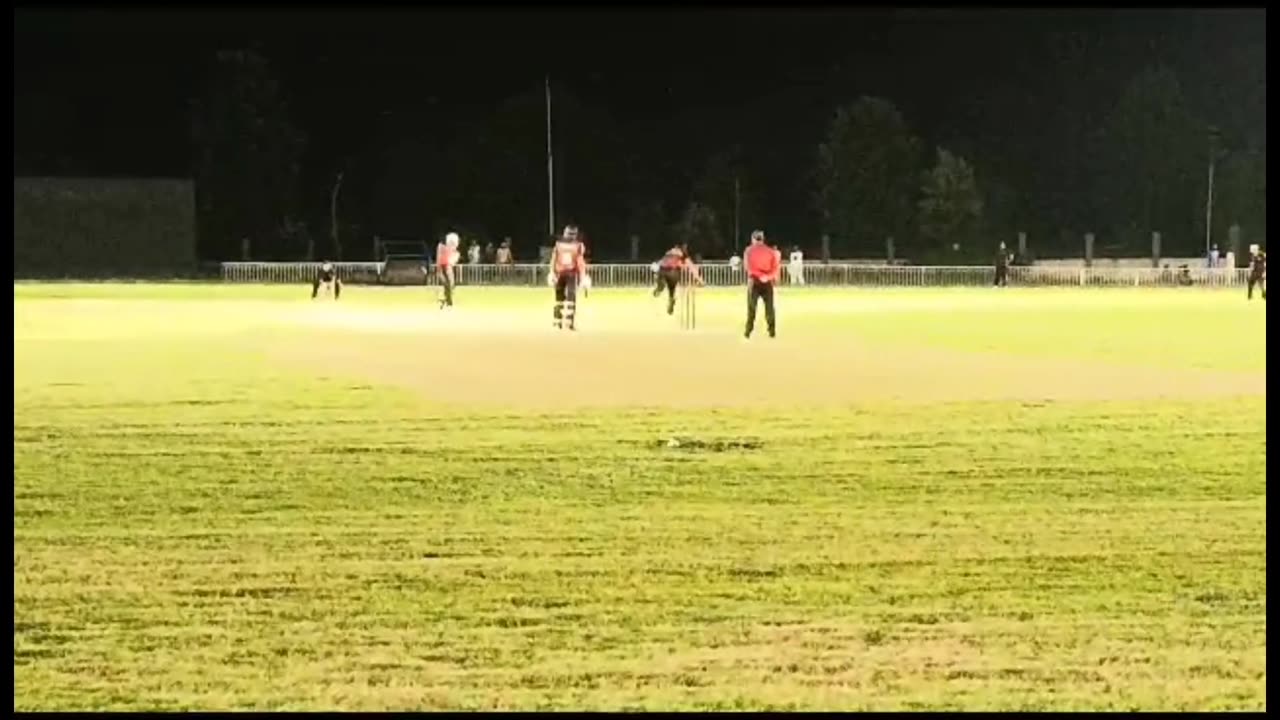 Hard ball cricket match play