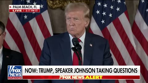 Donald Trump: Speaker Johnson is doing a very good job