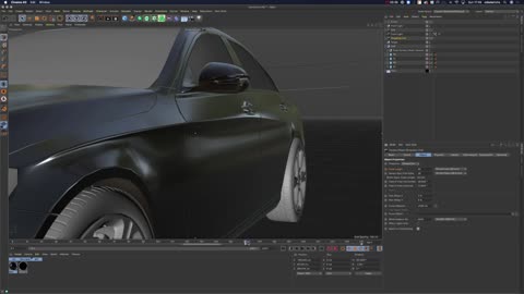 Camera Animations in Cinema 4D - Basic Tutorial - Shooting a Car Scene and Previz-Rendering