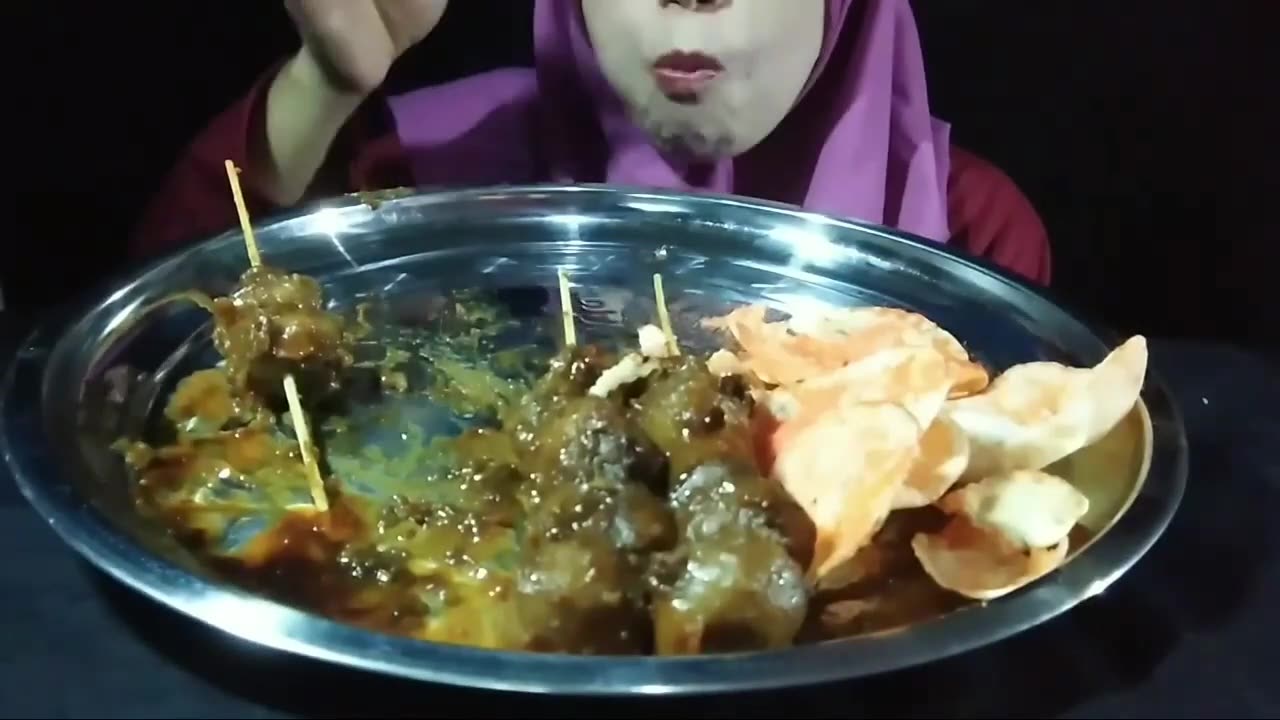 Eat Cilok Peanut Sauce and Opak Balado Chips