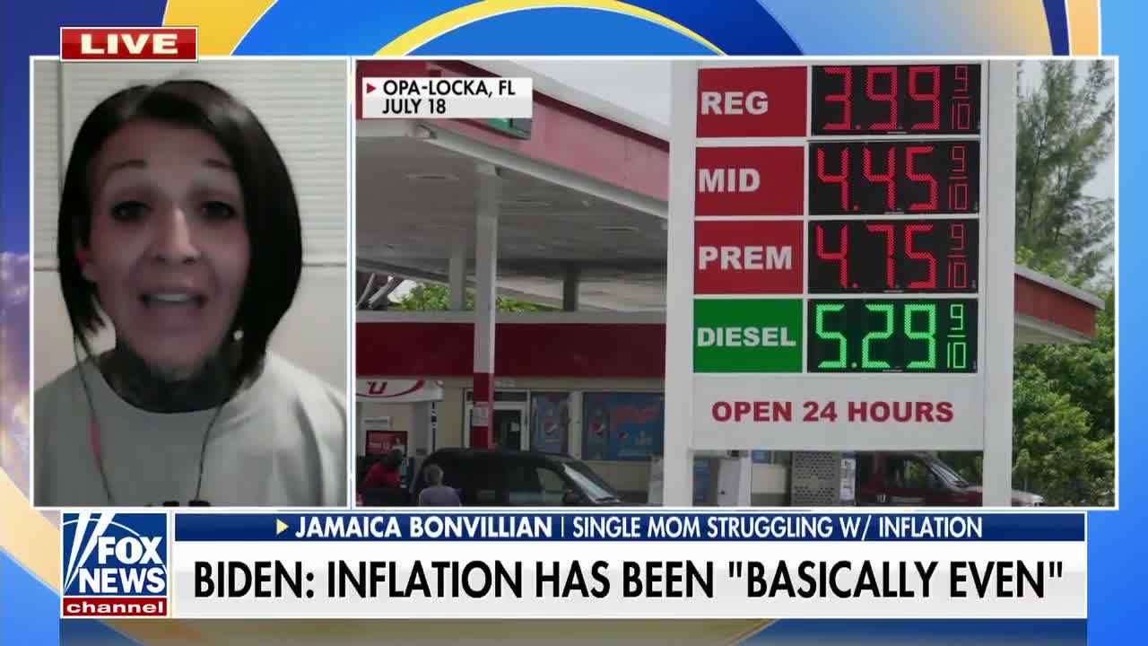 Biden says inflation has gone up 'just an inch'