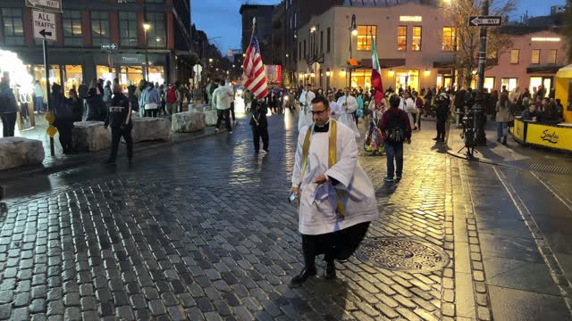 Our Lady of Guadalupe Procession Greenwich Village NYC