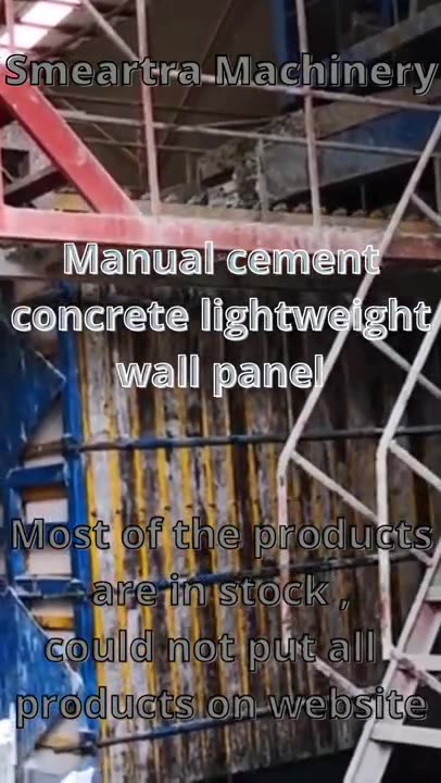 Manual cement concrete lightweight wall panel By alibaba