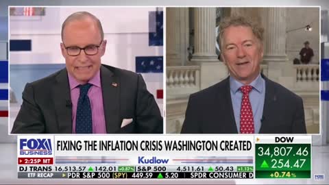 Rand Paul talks about inflation on Fox Business 23/03