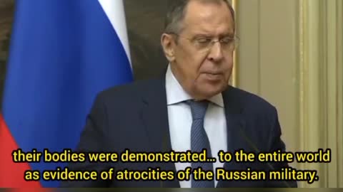 Lavrov says Ukraine has not yet provided the names of people who allegedly died