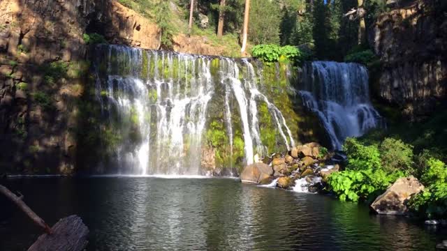 Beautiful views of waterfall